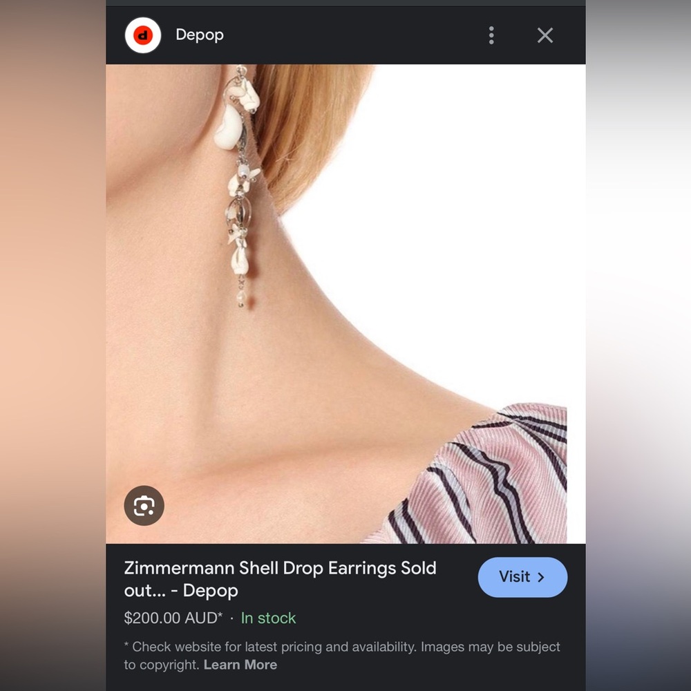 Zimmermann Shell earrings